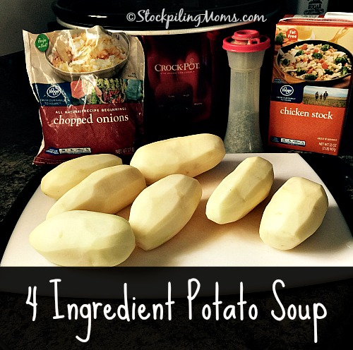 Crockpot 4 Ingredient Potato Soup