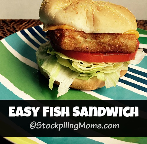 Easy Fish Sandwich