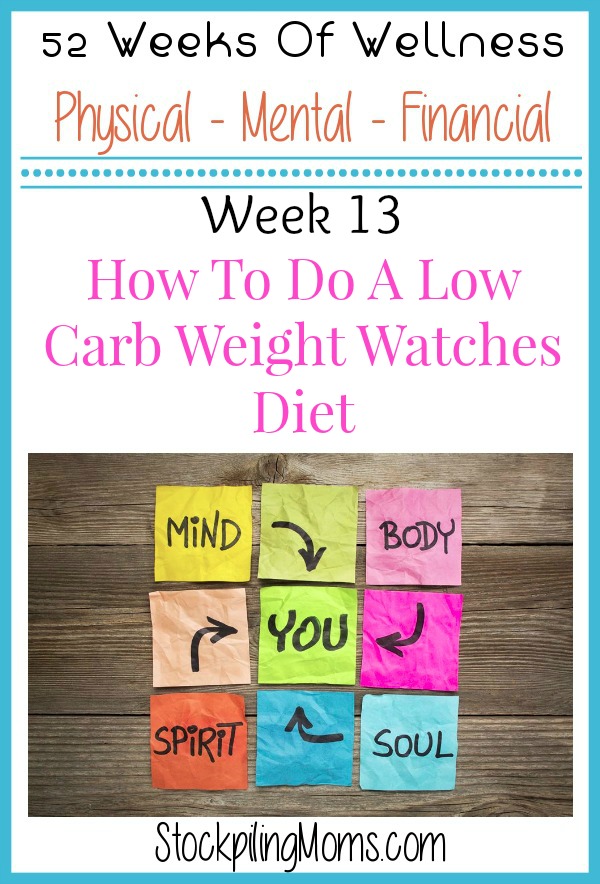 How To Do A Low Carb Weight Watchers Diet