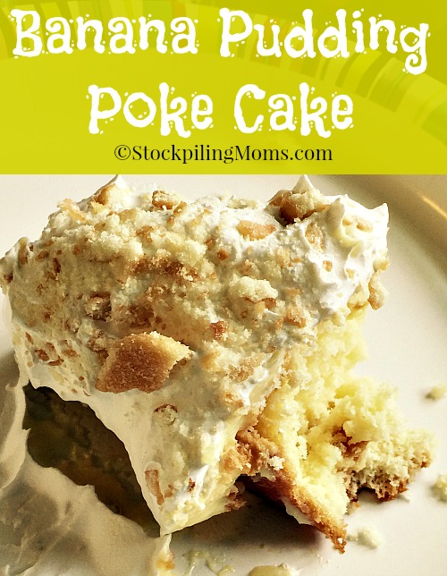 Banana Pudding Poke Cake - Amanda's Cookin' - Cake & Cupcakes