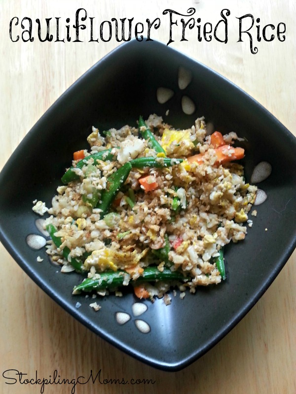 Cauliflower Fried Rice Low Carb Weight Watchers Recipe