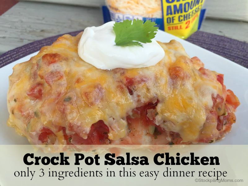 Crockpot Salsa Chicken