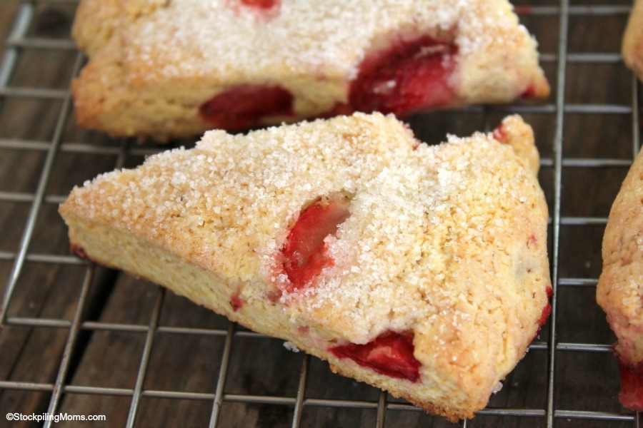 Gluten Free Strawberry Scones