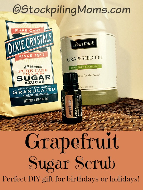 Grapefruit Sugar Scrub