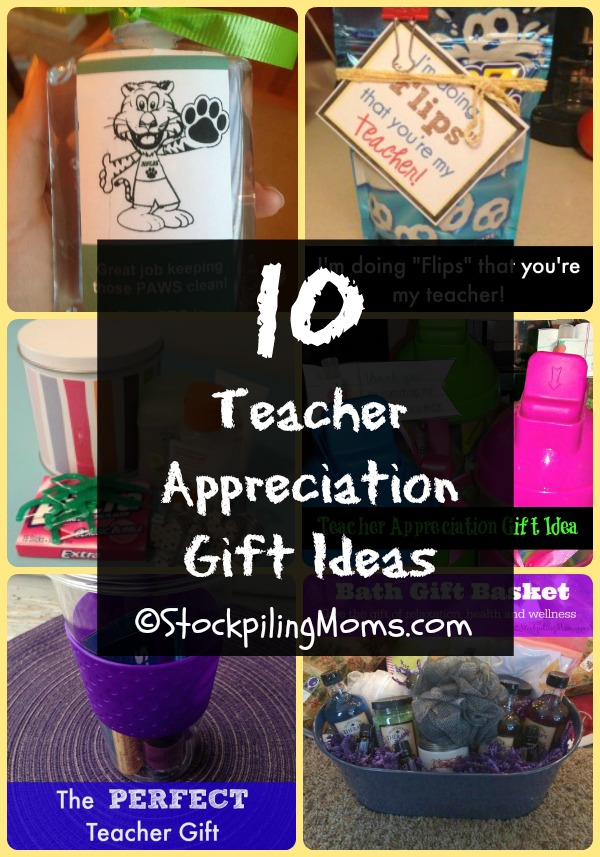 10 Teacher Appreciation Gift Ideas