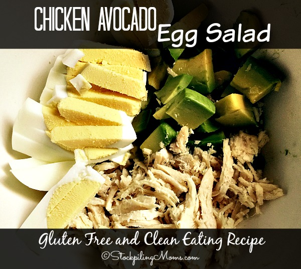 Chicken Avocado Egg Salad Stockpiling Moms