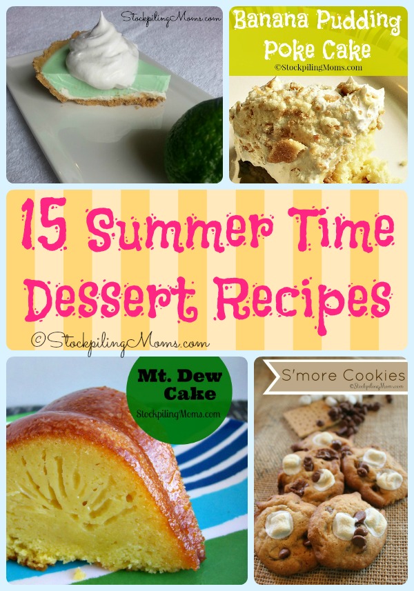 15 Summertime Dessert Recipes