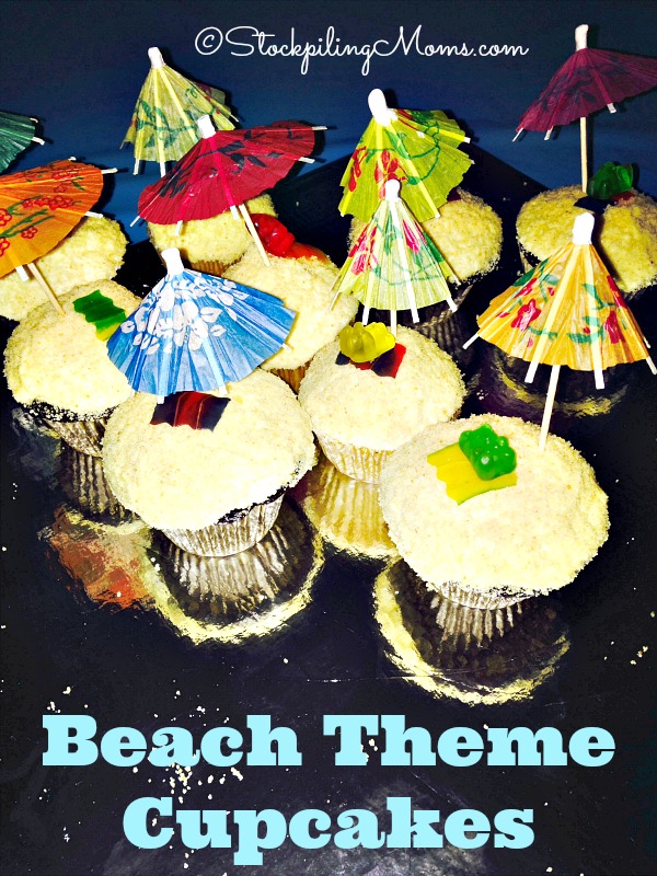 Beach Theme Cupcakes