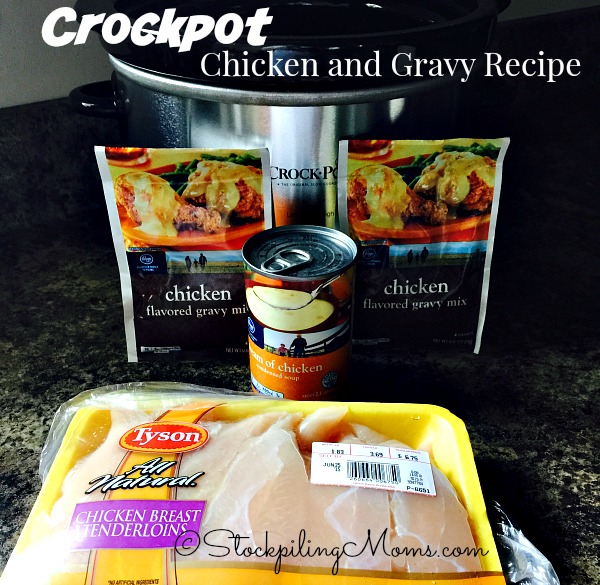 Crockpot Chicken and Gravy Recipe