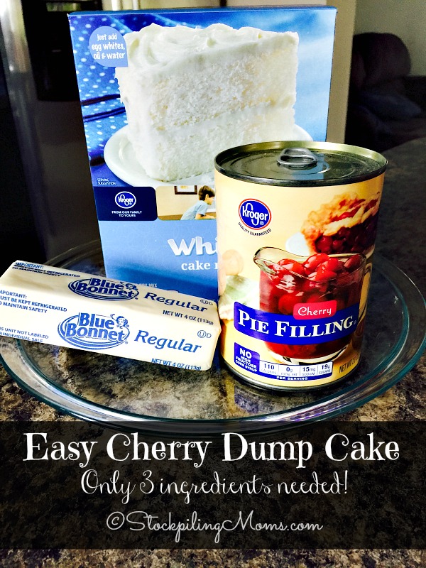 Easy Cherry Dump Cake