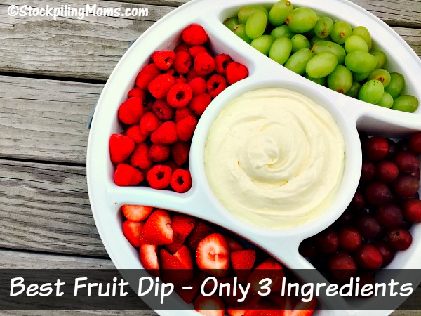 Best Fruit Dip – Only 3 Ingredients