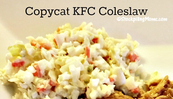 Copycat KFC Coleslaw