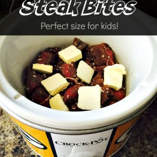 Crockpot Steak Bites Recipe - The Cookie Rookie®