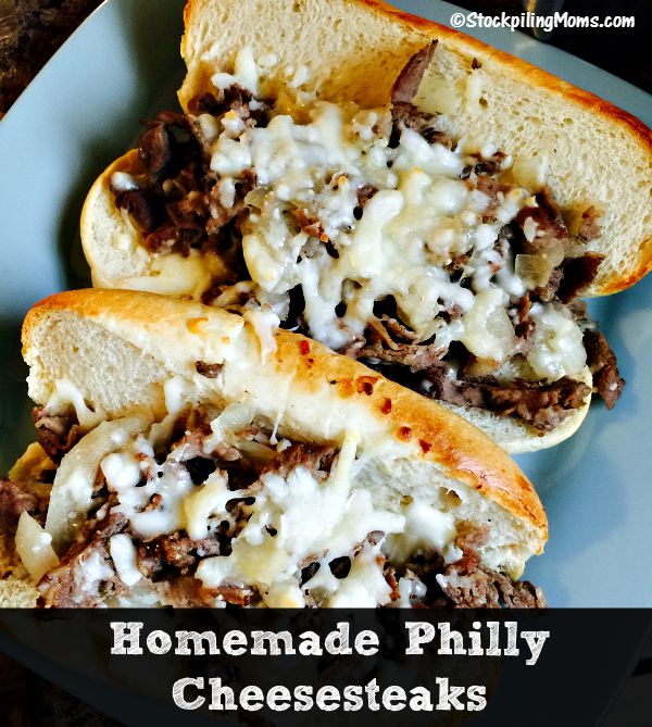 Homemade Philly Cheesesteaks