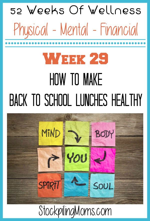 How To Make Back To School Lunches Healthy