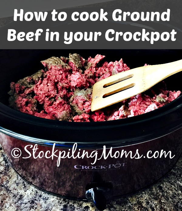 Make-Ahead Slow Cooker Ground Beef