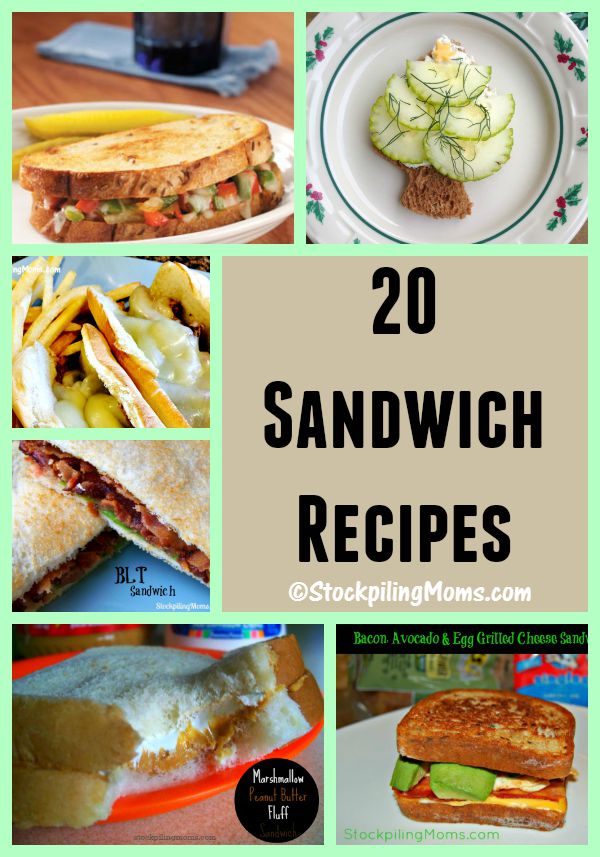 20 Sandwich Recipes That Everyone Loves