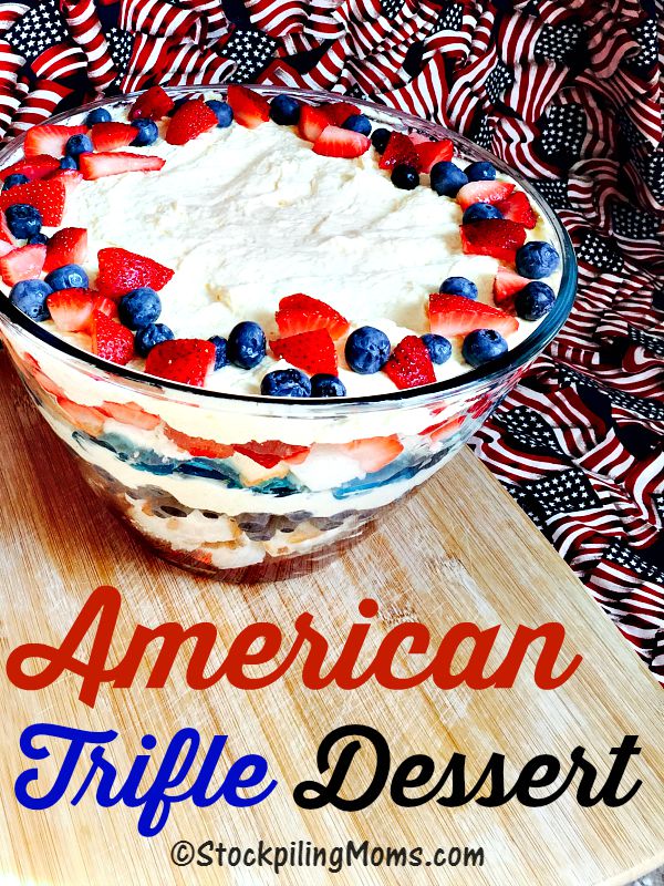 American Trifle Dessert