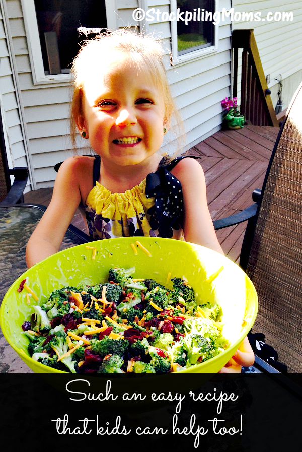 Easy Fresh Broccoli Salad - STOCKPILING MOMS™