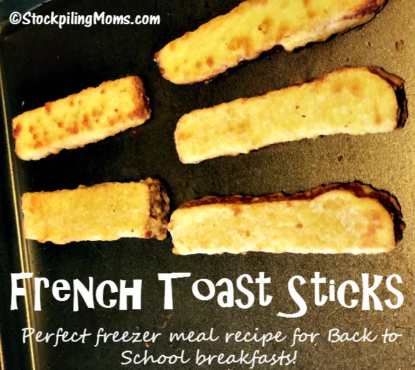 Homemade French Toast Sticks