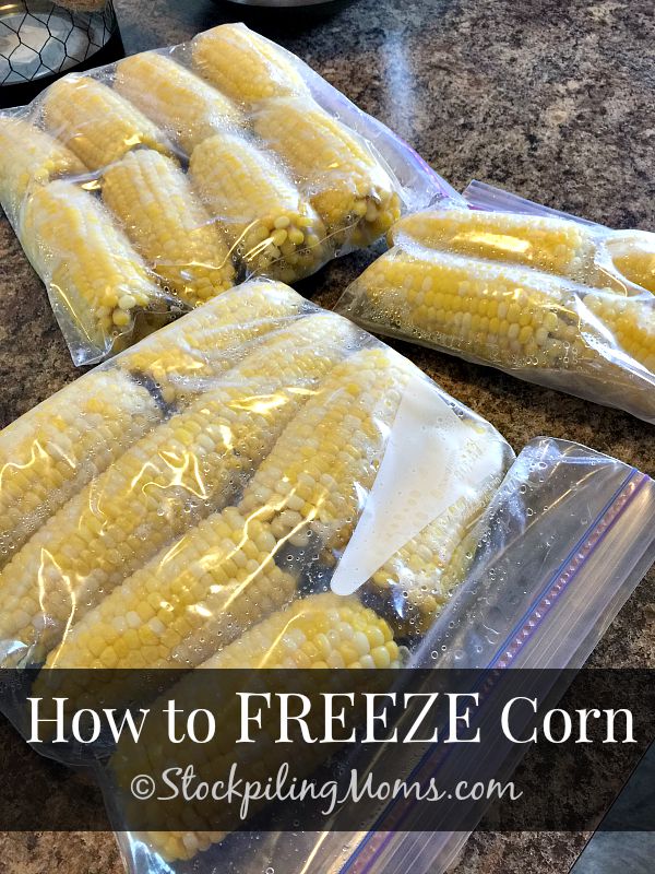 How to FREEZE Corn