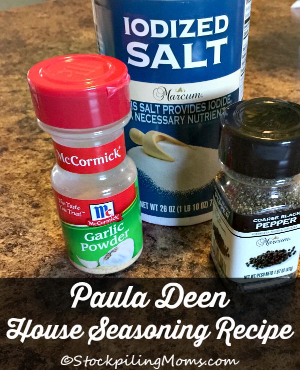 Paula Deen House Seasoning Recipe Stockpiling Moms