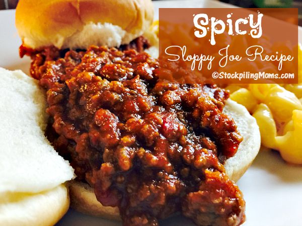 Spicy Sloppy Joe Recipe