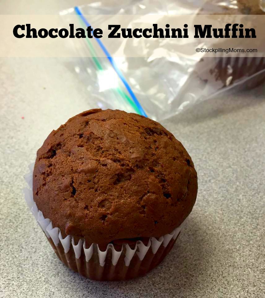 Chocolate Zucchini Muffins