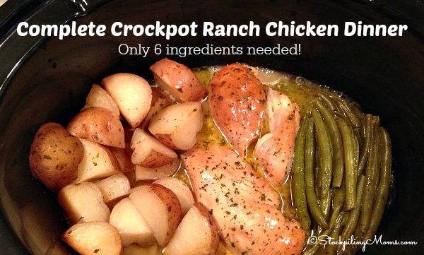 Slow Cooker Ranch Chicken and Red Potatoes - The Magical Slow Cooker