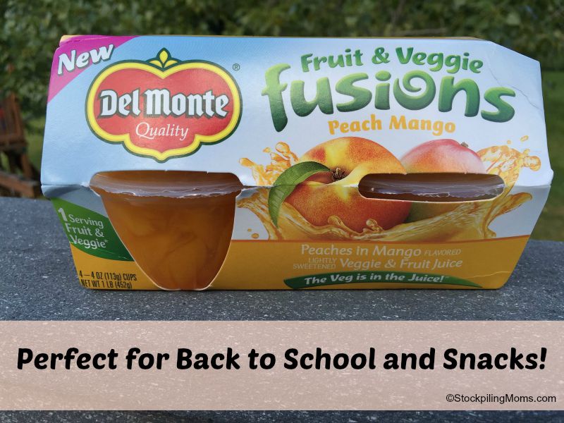 New Del Monte Fruit & Veggie Fusions