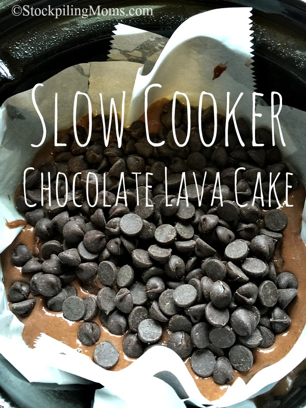 Slow Cooker Chocolate Lava Cake