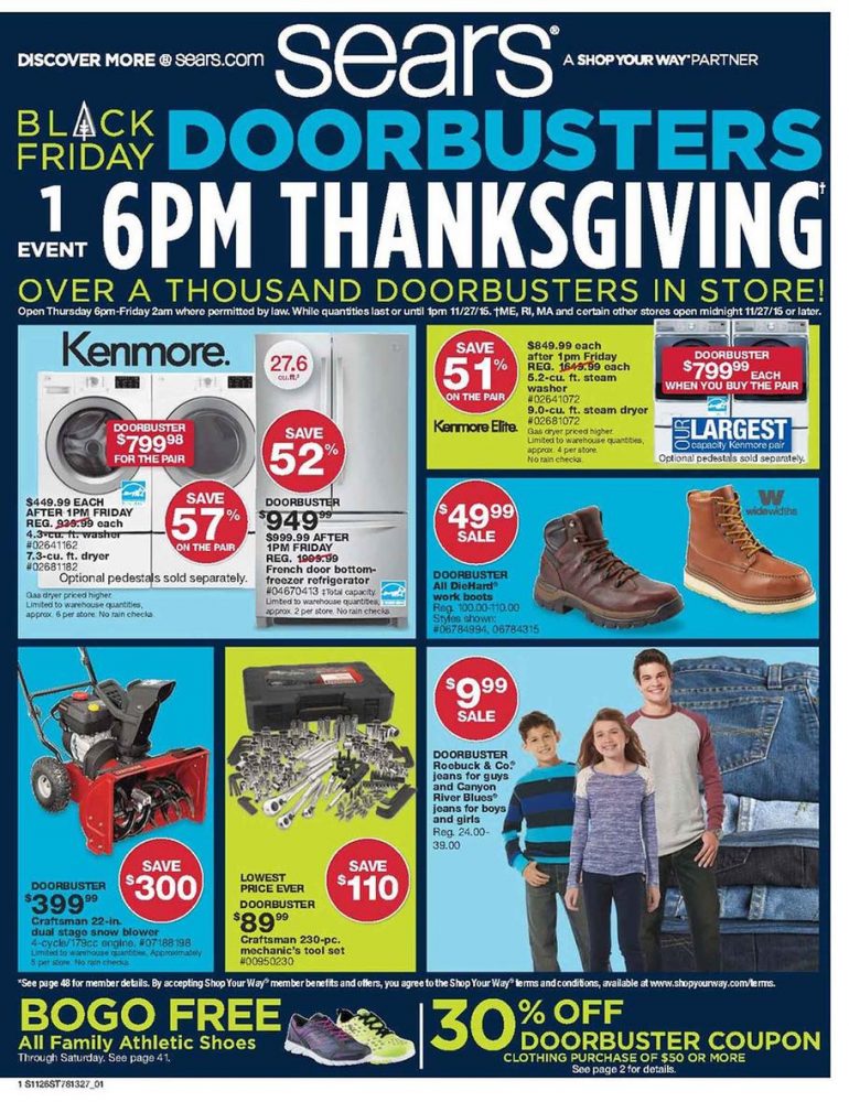 Sears Black Friday 2015