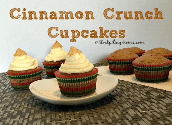 Cinnamon Crunch Cupcakes
