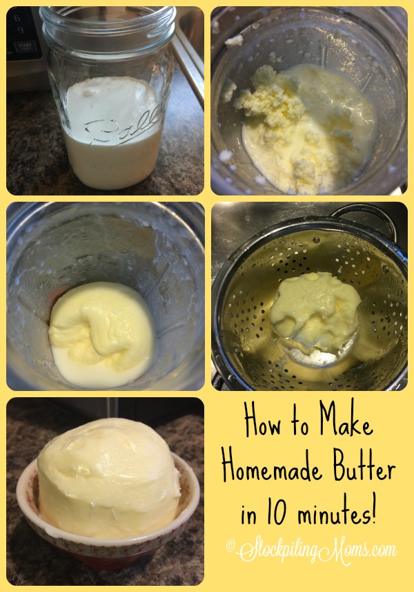 Storing Homemade Butter  Making Butter At Home Part 2 