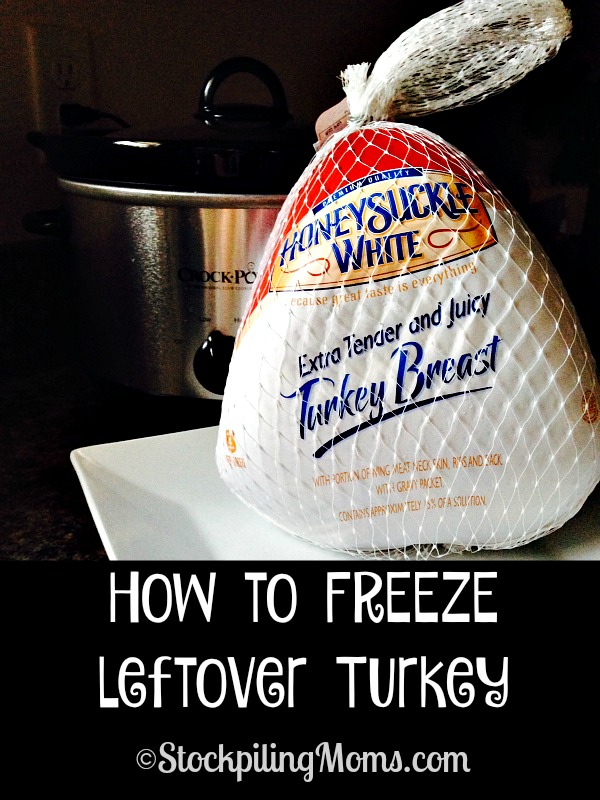 How to freeze leftover turkey