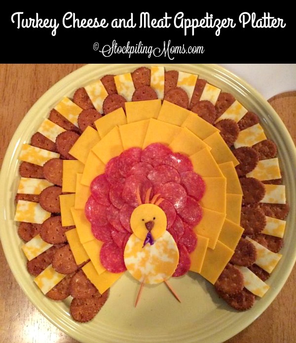 Turkey Cheese and Meat Appetizer Platter