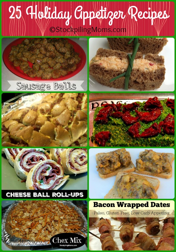 25 Holiday Appetizer Recipes