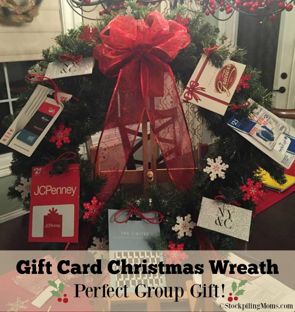 Gift Card Christmas Wreath