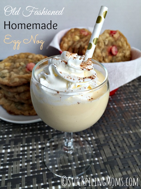 Old Fashioned Homemade Egg Nog