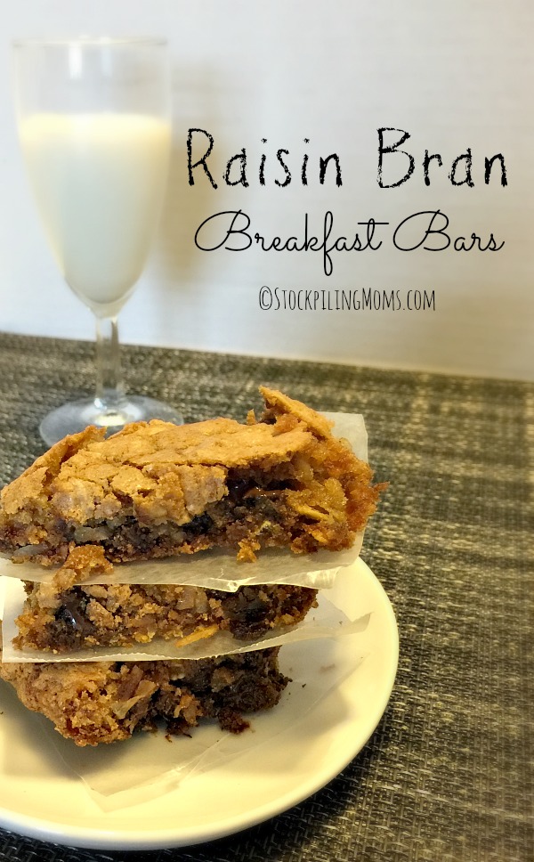 Raisin Bran Breakfast Bars
