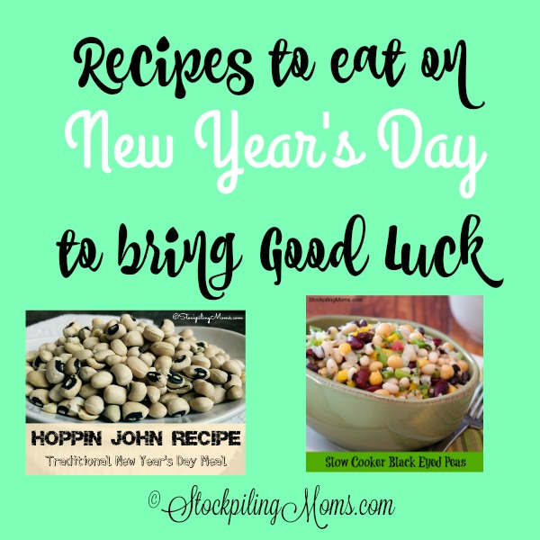 Recipes for New Year’s Day to bring Good Luck