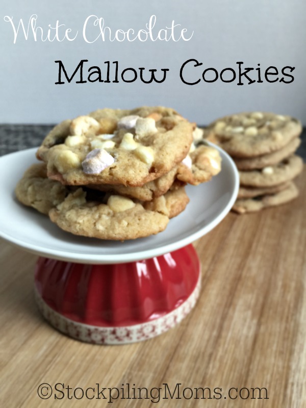 White Chocolate Mallow Cookies