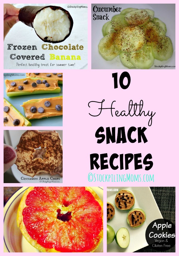 10 Healthy Snack Recipes - STOCKPILING MOMS™