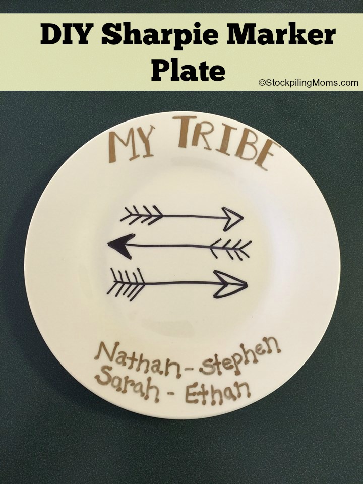 Sharpie plate bake deals instructions