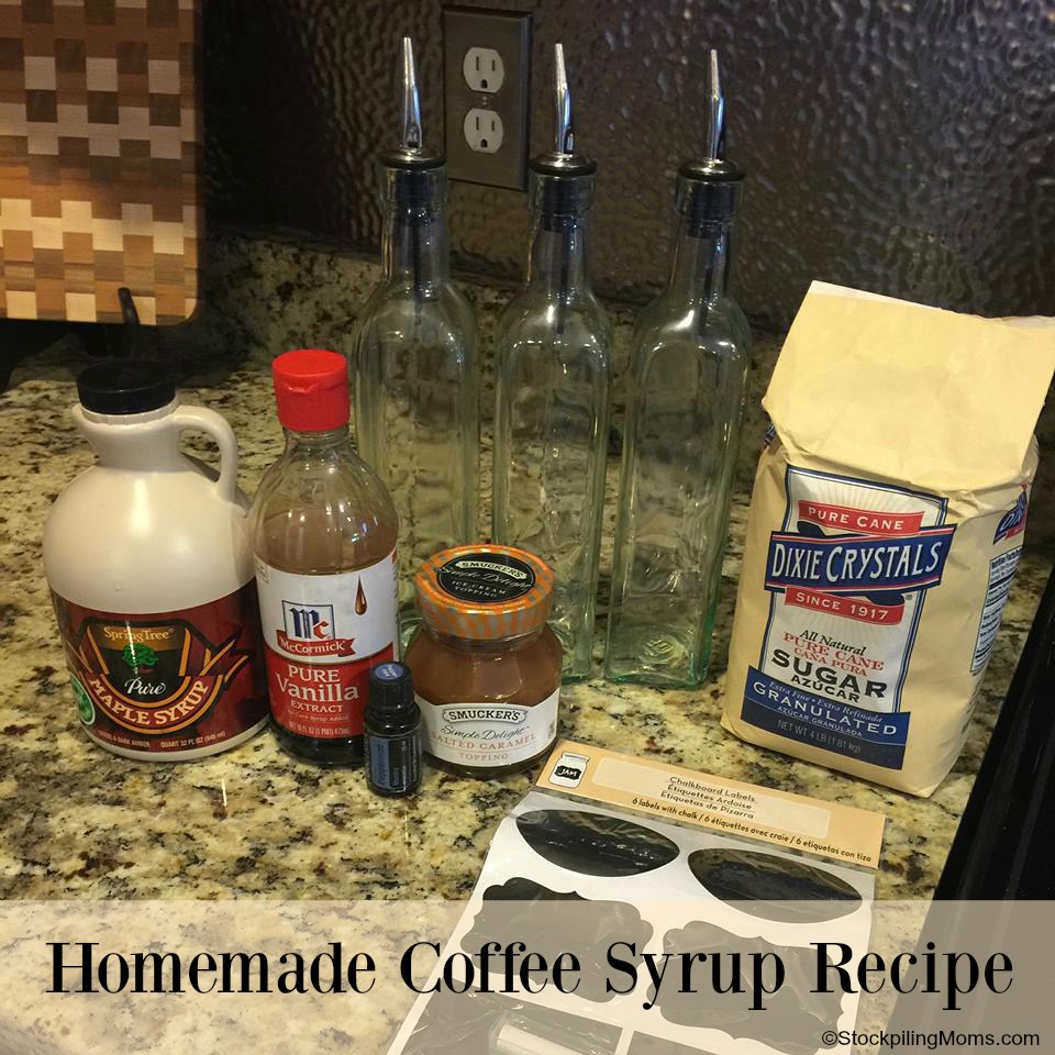 Homemade Coffee Syrup Recipe