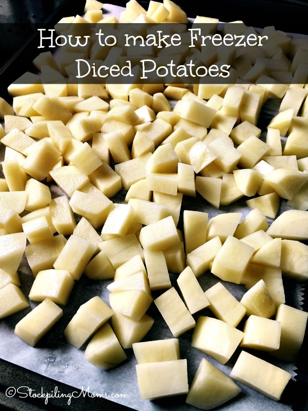 How to make Freezer Diced Potatoes