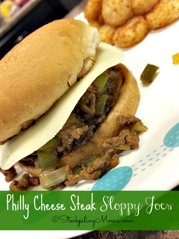 Philly Cheese Steak Sloppy Joes