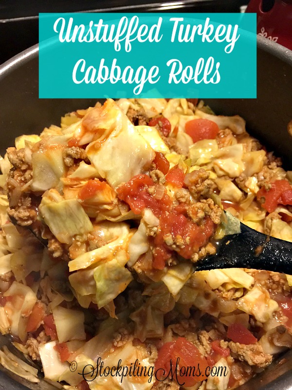 Unstuffed Turkey Cabbage Rolls