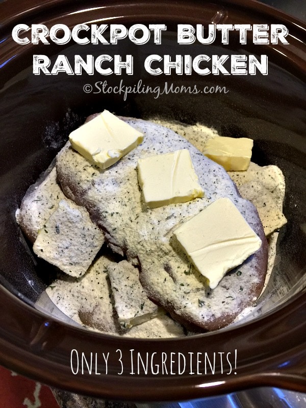 Crockpot Butter Ranch Chicken