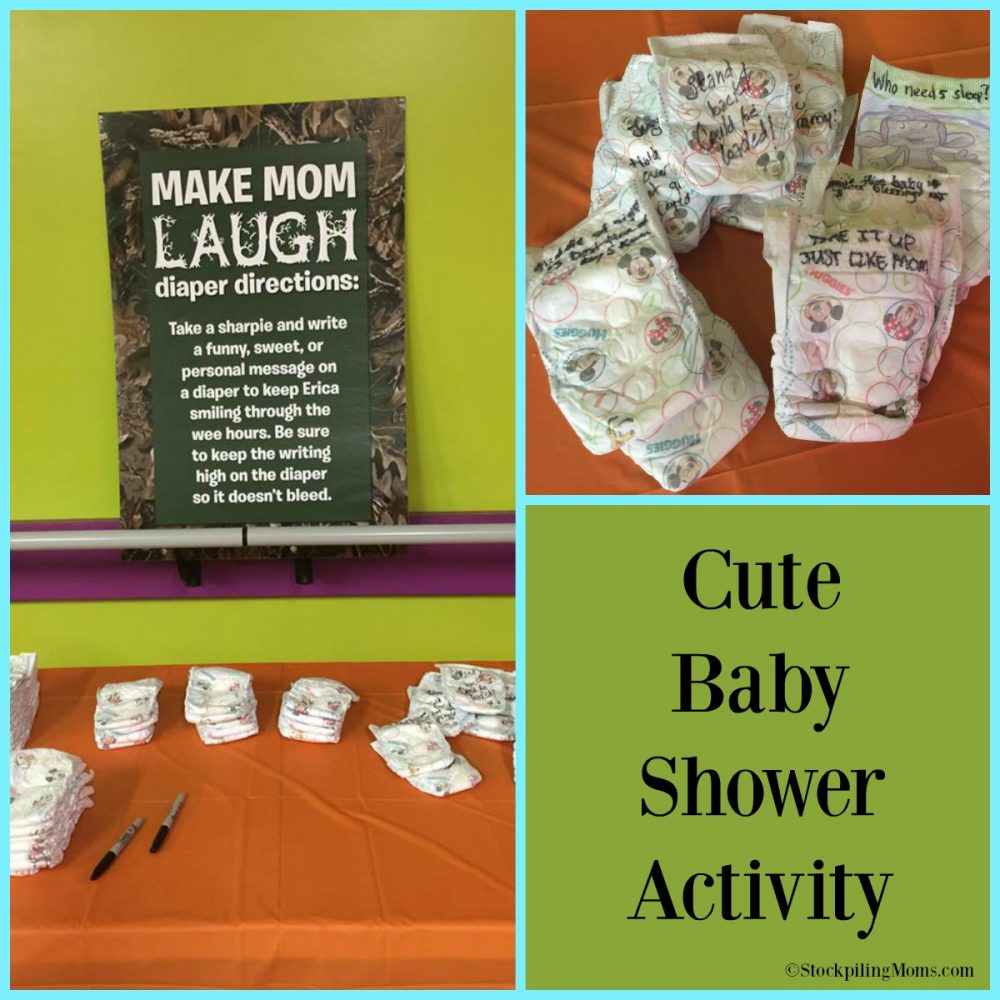 Cute Baby Shower Activity